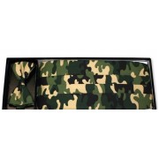 Jungle Camo Cummerbund and Bow Tie Set